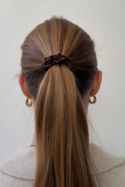 Scrunchie - Kaffebrun