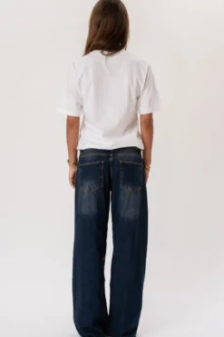 Serena Baggy Jeans - Mørkeblå