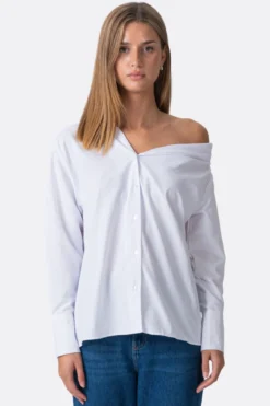 Serena Oversized Skjorte - Hvid
