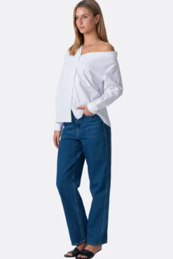 Serena Oversized Skjorte - Hvid