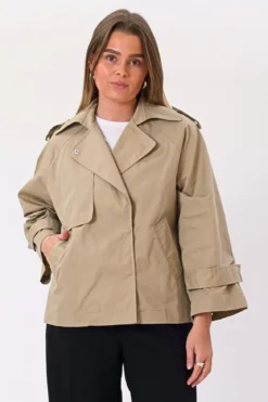 Short Trenchcoat - Beige