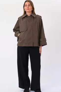 Short Trenchcoat - Brun