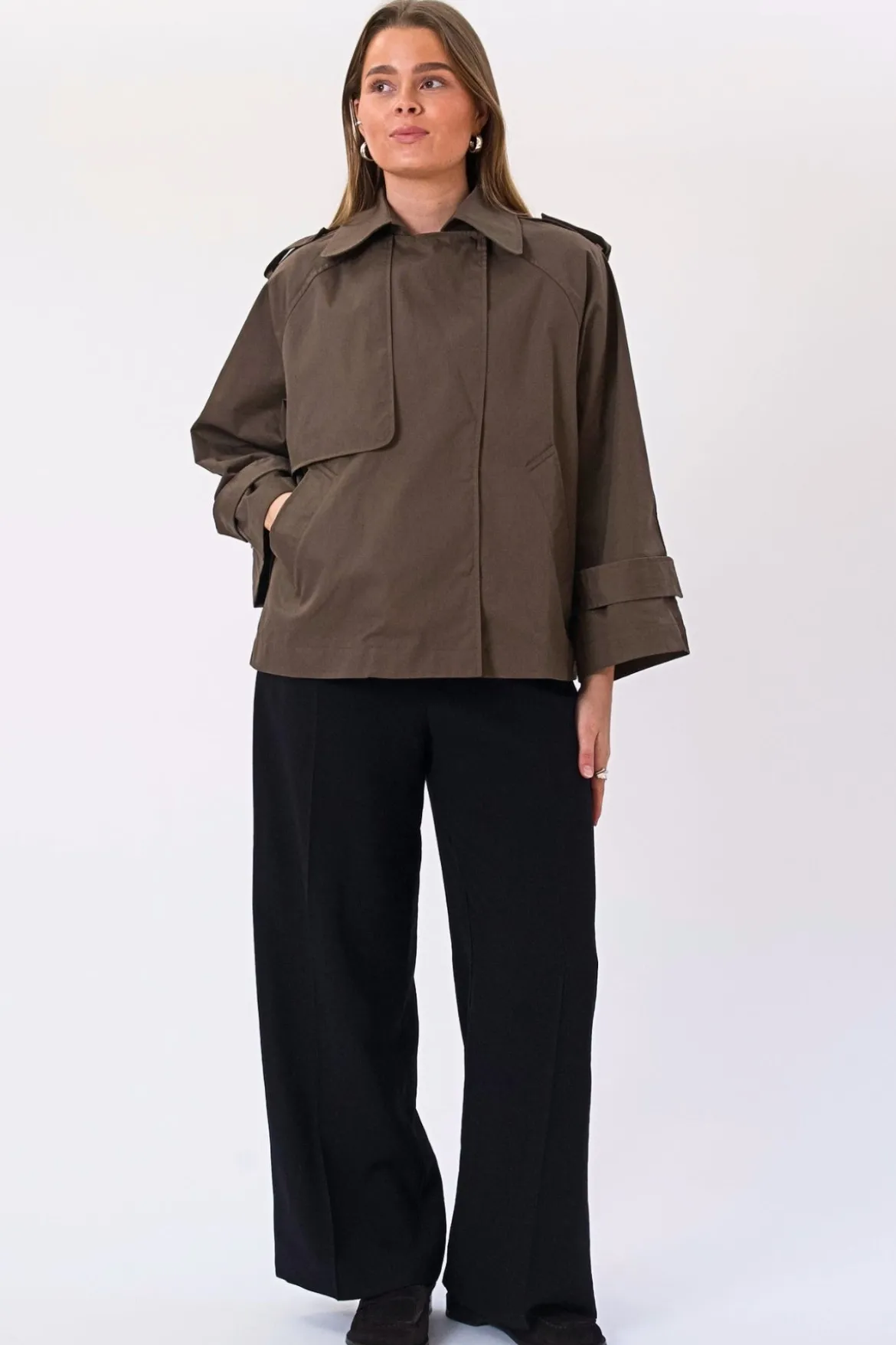 Short Trenchcoat - Brun