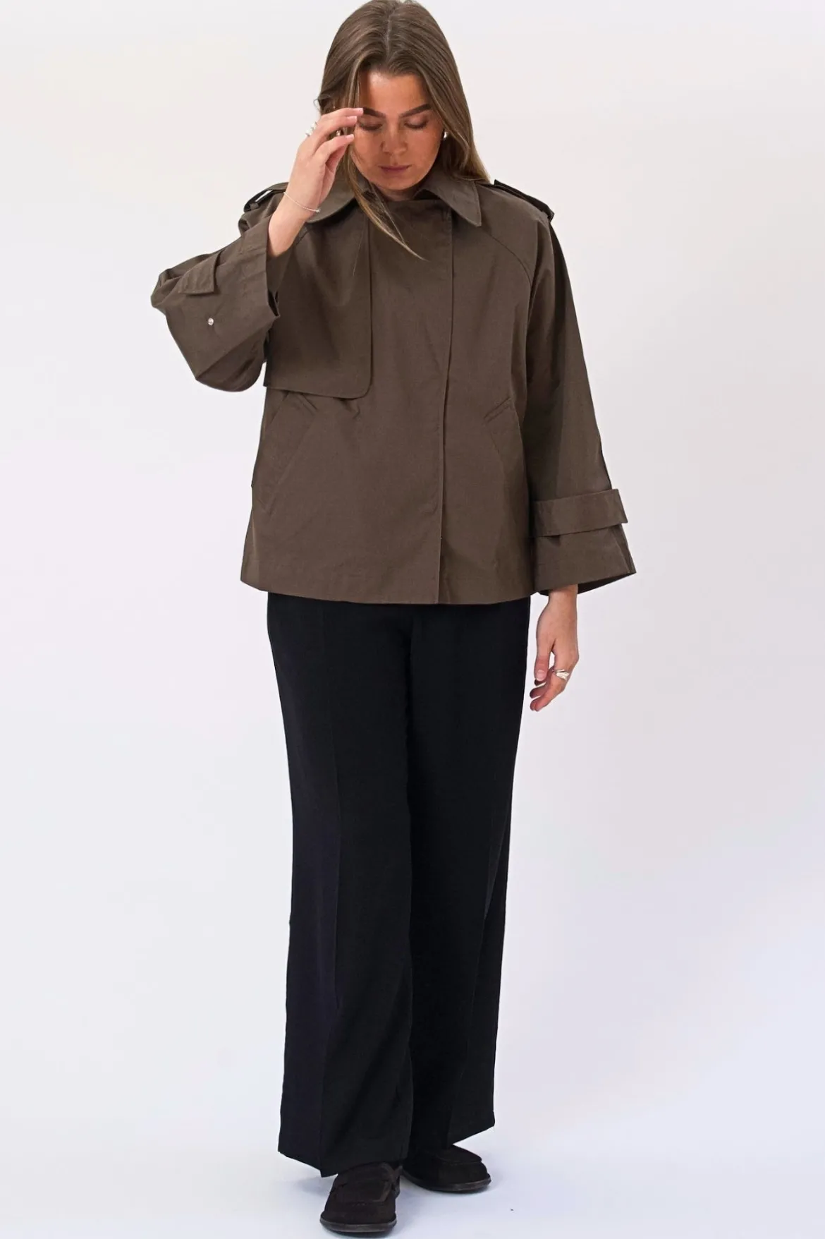 Short Trenchcoat - Brun