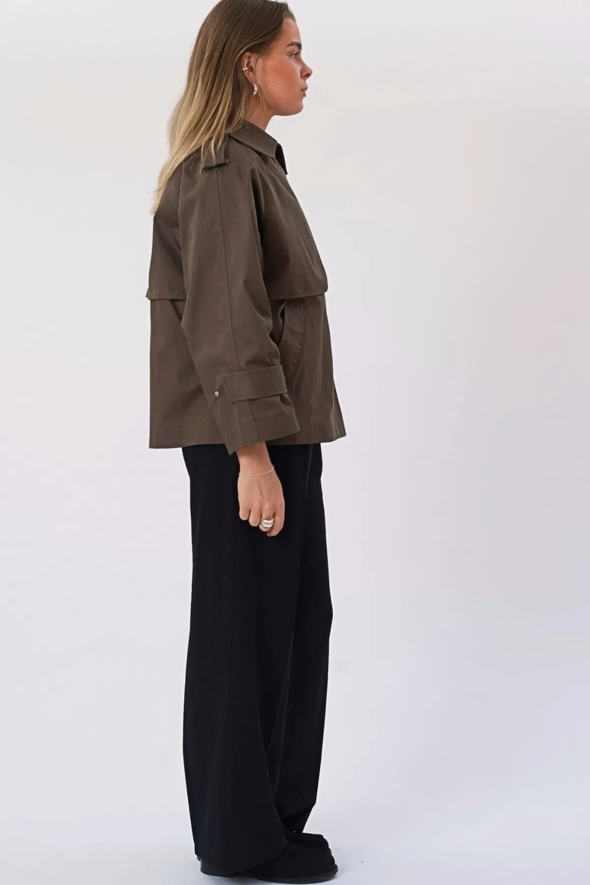 Short Trenchcoat - Brun
