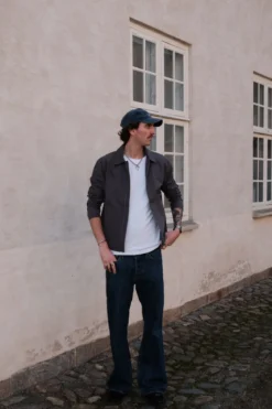 Short Zip Jacket - Grå