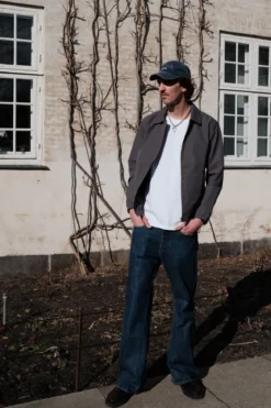 Short Zip Jacket - Grå