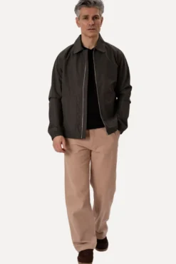 Short Zip Jacket - Mørkegrøn