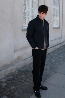 Short Zip Jacket - Navy