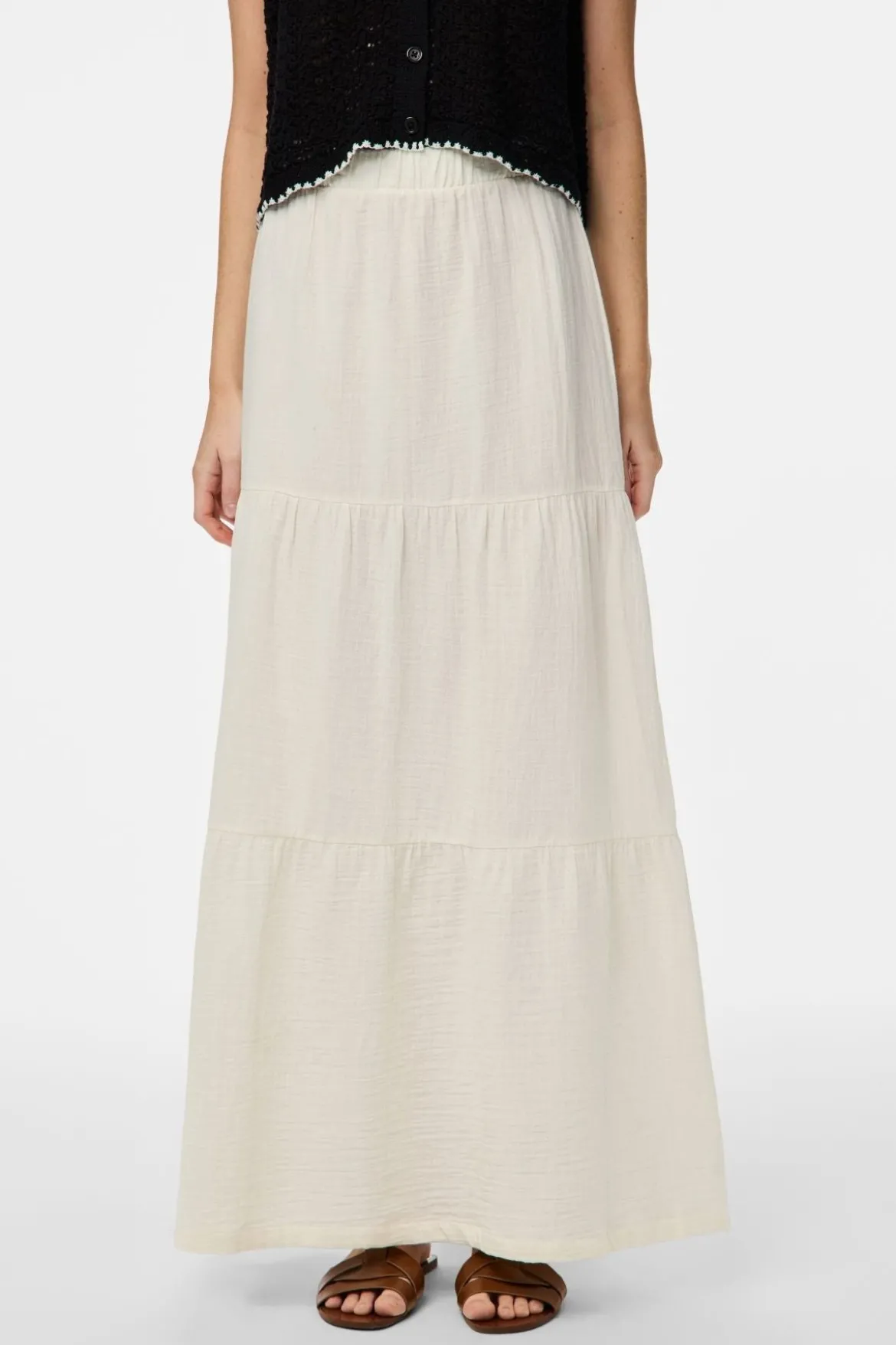 Sikka Maxi Skirt - Cloud Dancer