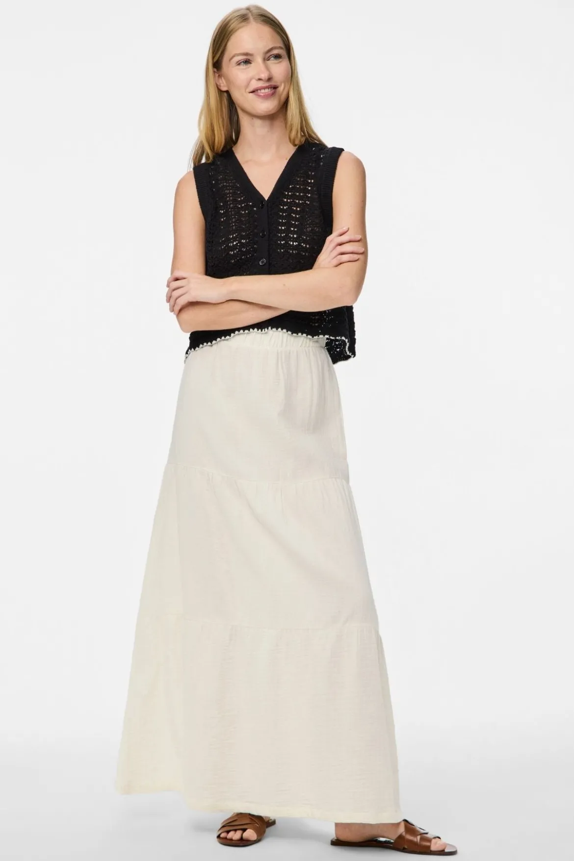 Sikka Maxi Skirt - Cloud Dancer