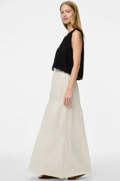 Sikka Maxi Skirt - Cloud Dancer
