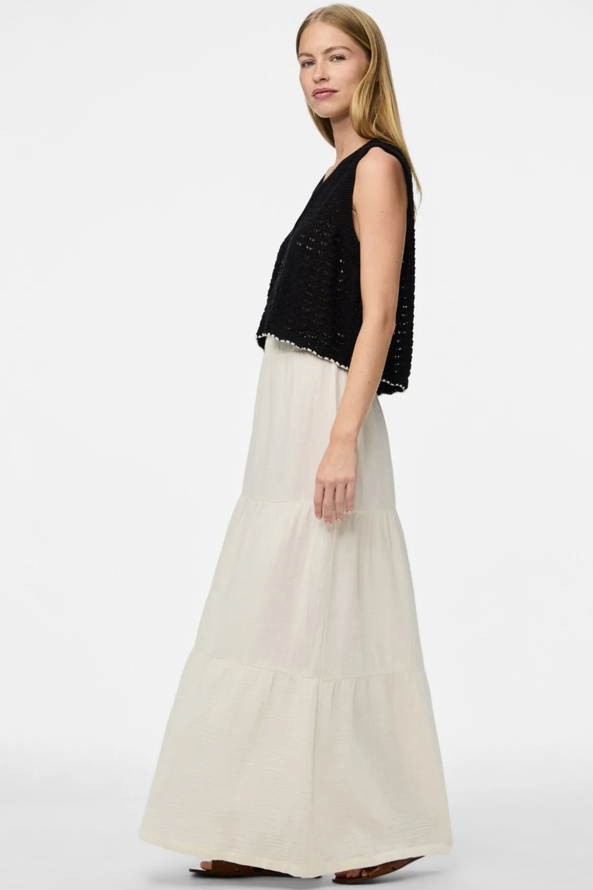 Sikka Maxi Skirt - Cloud Dancer