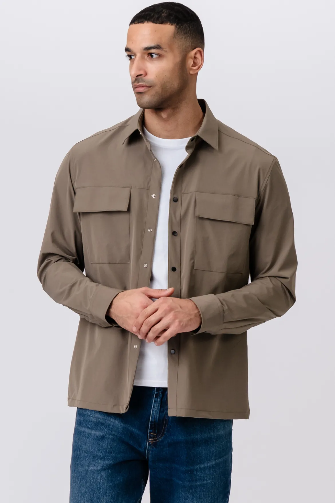 Silas Overshirt - Khaki