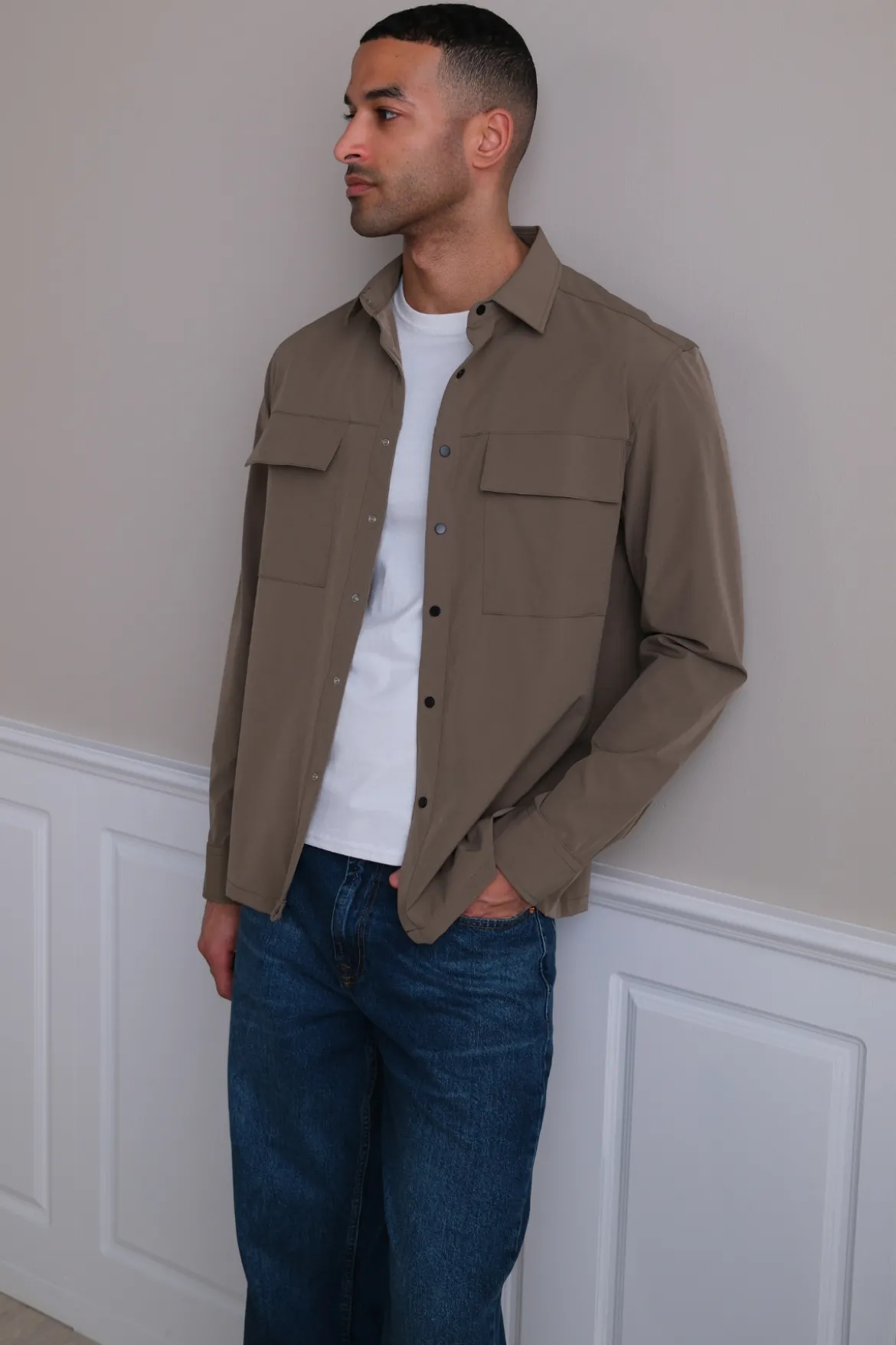 Silas Overshirt - Khaki