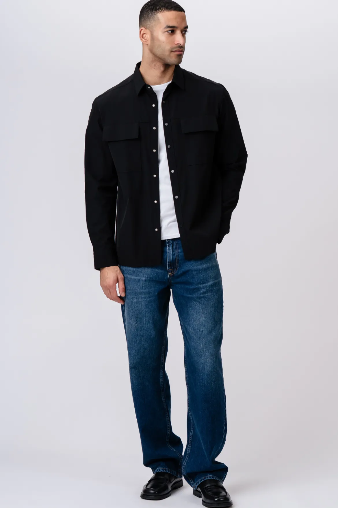 Silas Overshirt - Sort