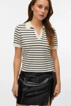 Silje Poloneck Pullover - Birk