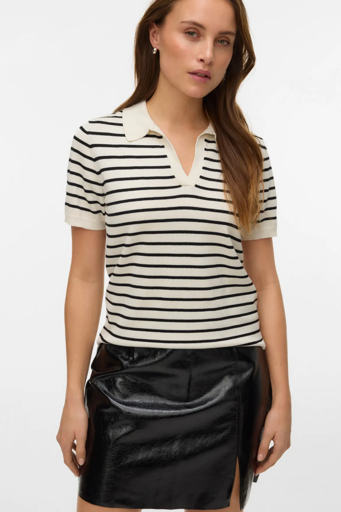Silje Poloneck Pullover - Birk