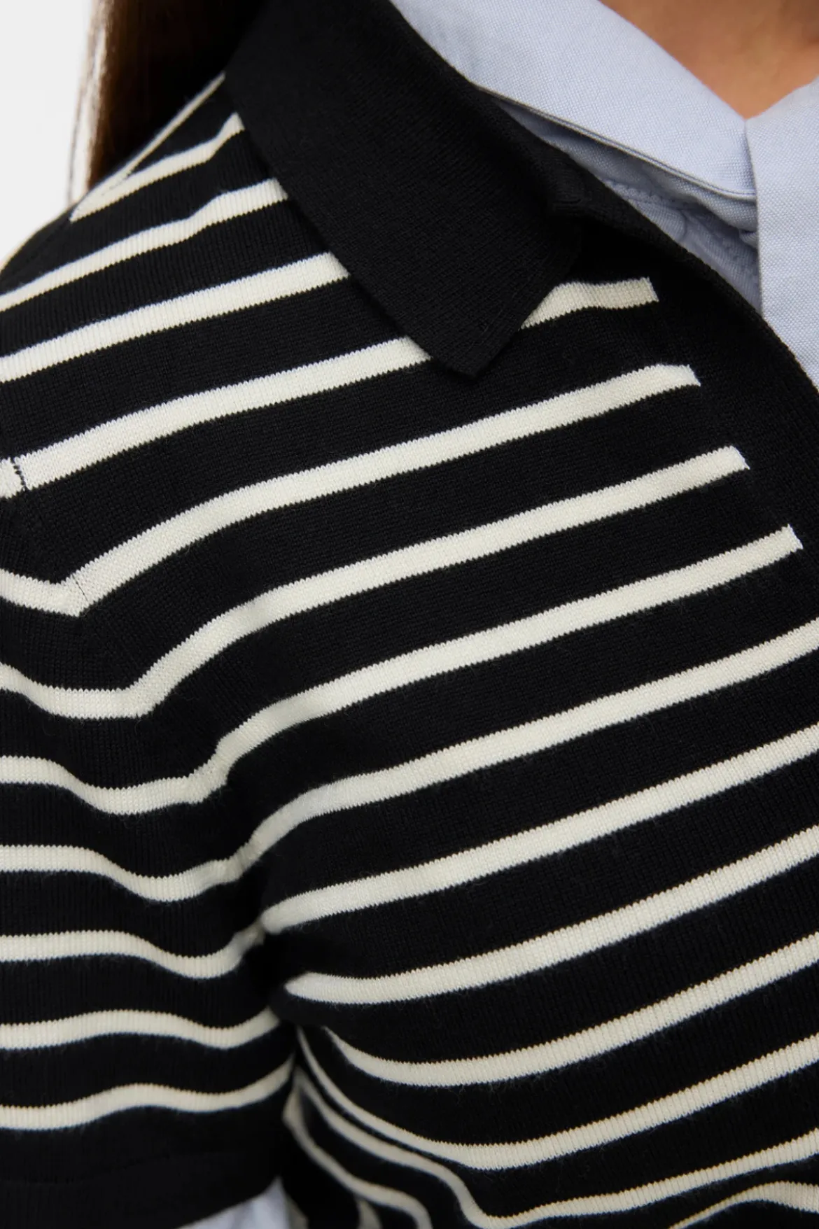 Silje Poloneck Pullover - Sort