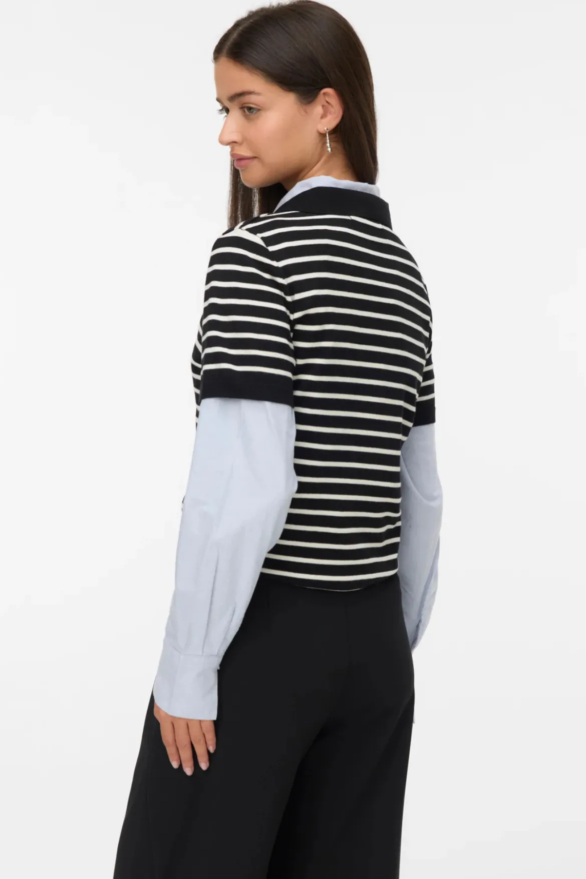 Silje Poloneck Pullover - Sort