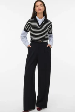 Silje Poloneck Pullover - Sort