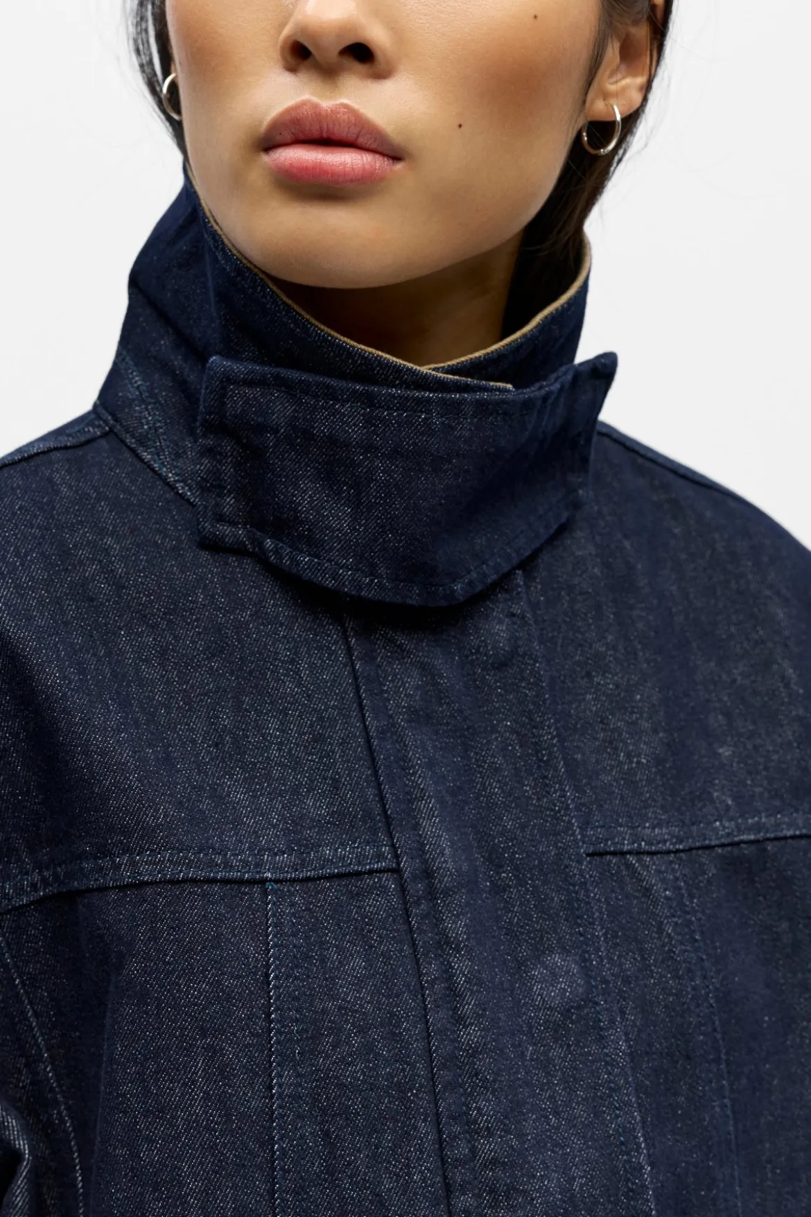 Sirenna Denim Jakke - Mørkeblå Denim