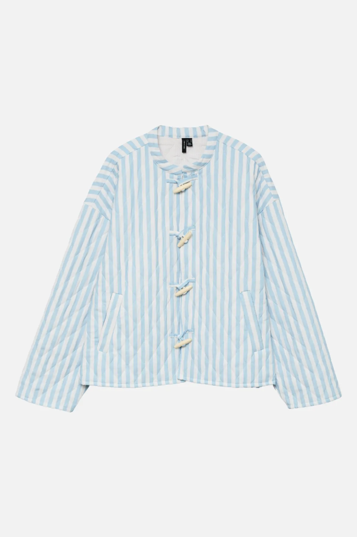 Siri Quiltet Jakke - Chambray Blå