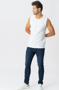 Sleeveless Tee - Hvid