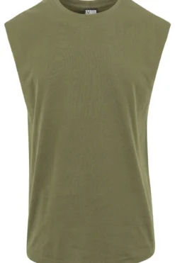 Sleeveless Tee - Oliven