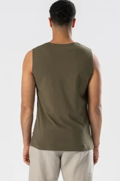 Sleeveless Tee - Oliven