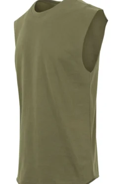 Sleeveless Tee - Oliven