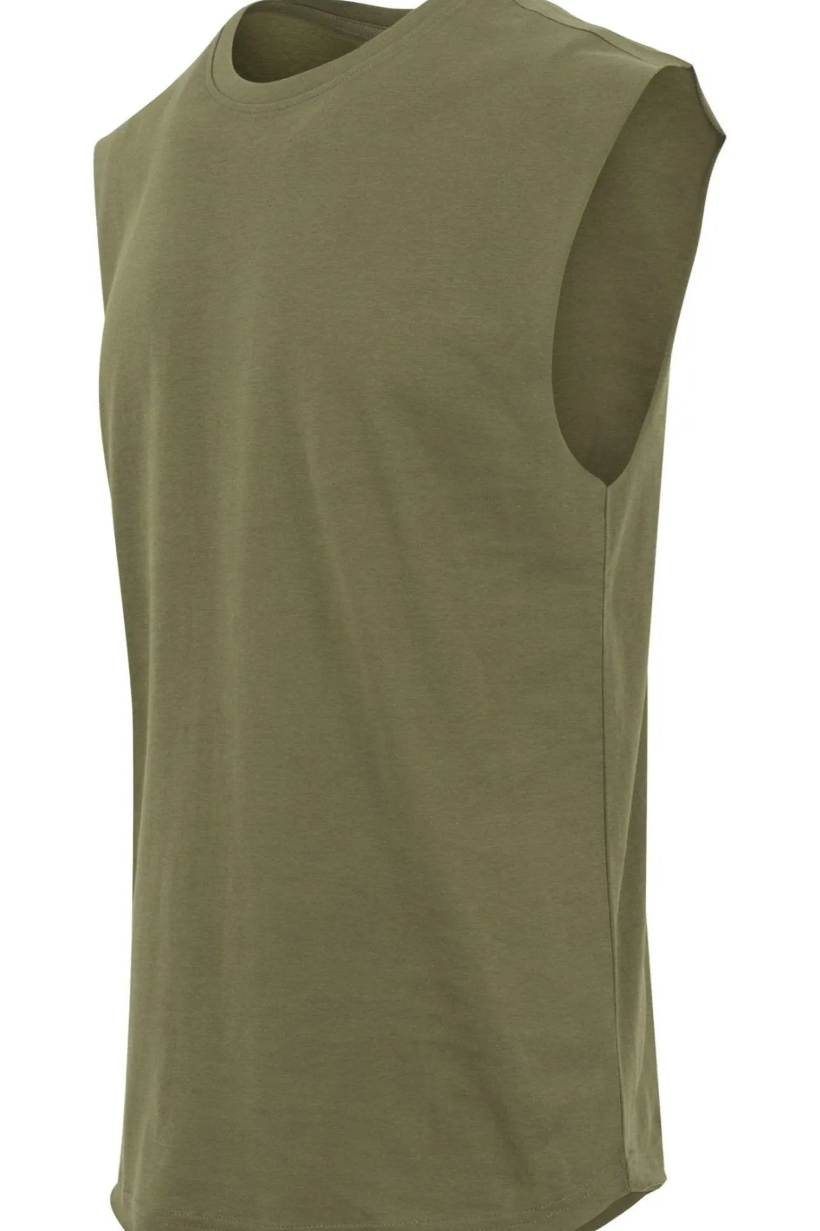 Sleeveless Tee - Oliven