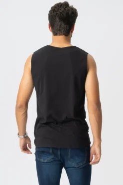 Sleeveless Tee - Sort