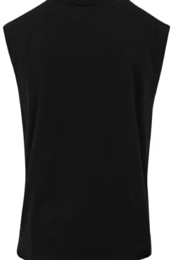 Sleeveless Tee - Sort