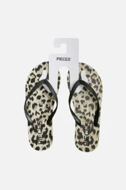 Sommer Print Flip Flop - Sort Leo