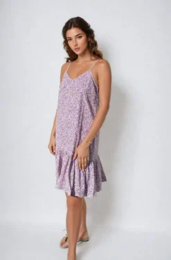 Star Singlet Kjole - Lemon Meringue