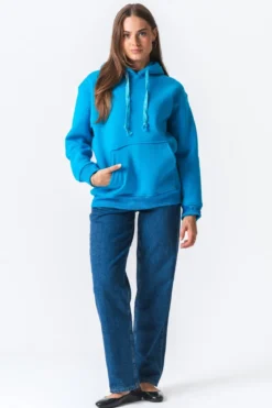 Stella Oversized Hoodie - Blå