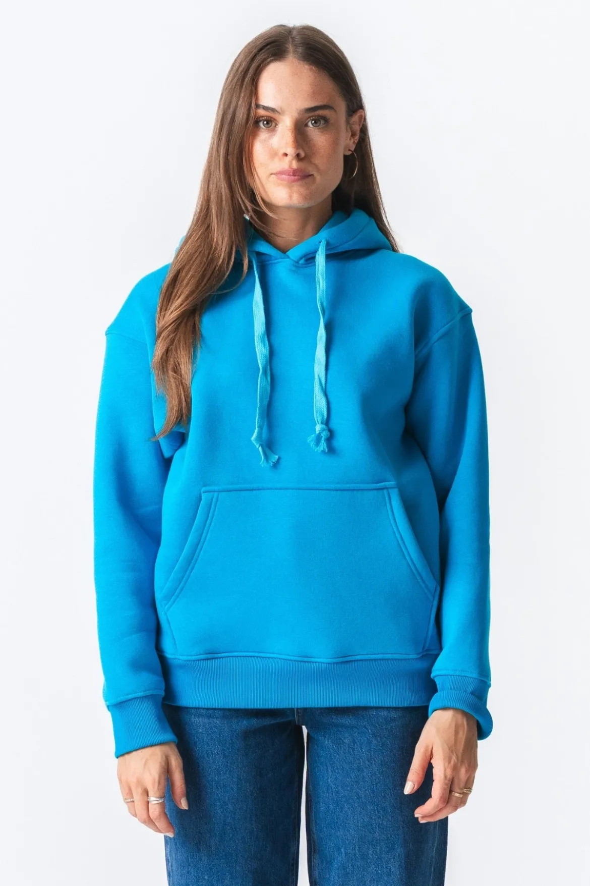 Stella Oversized Hoodie - Blå