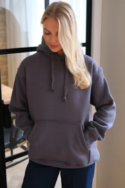 Stella Oversized Hoodie - Mørkegrå