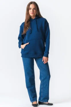 Stella Oversized Hoodie - Navy
