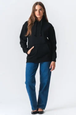 Stella Oversized Hoodie - Sort