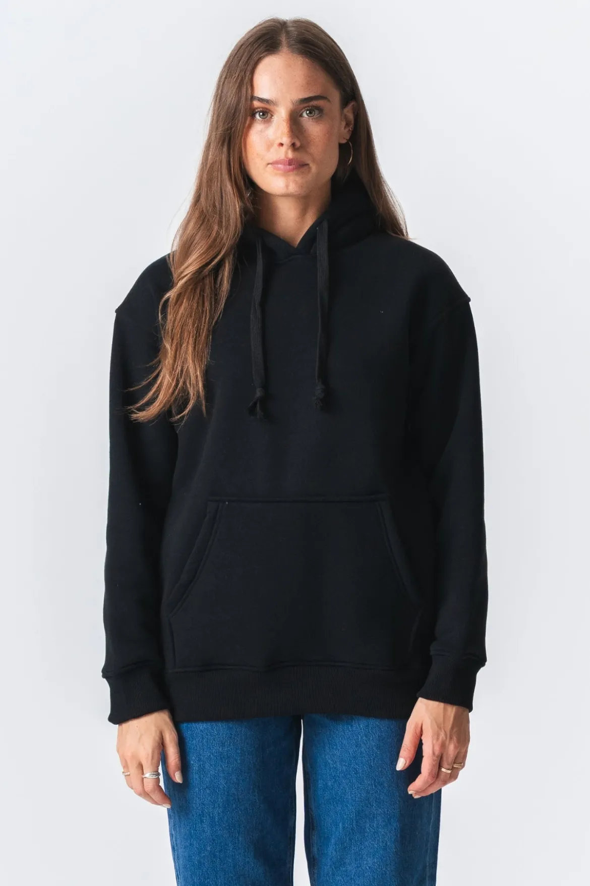 Stella Oversized Hoodie - Sort