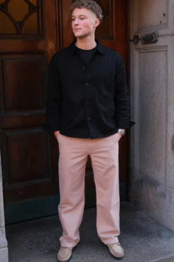 Straight Cotton Chino - Beige