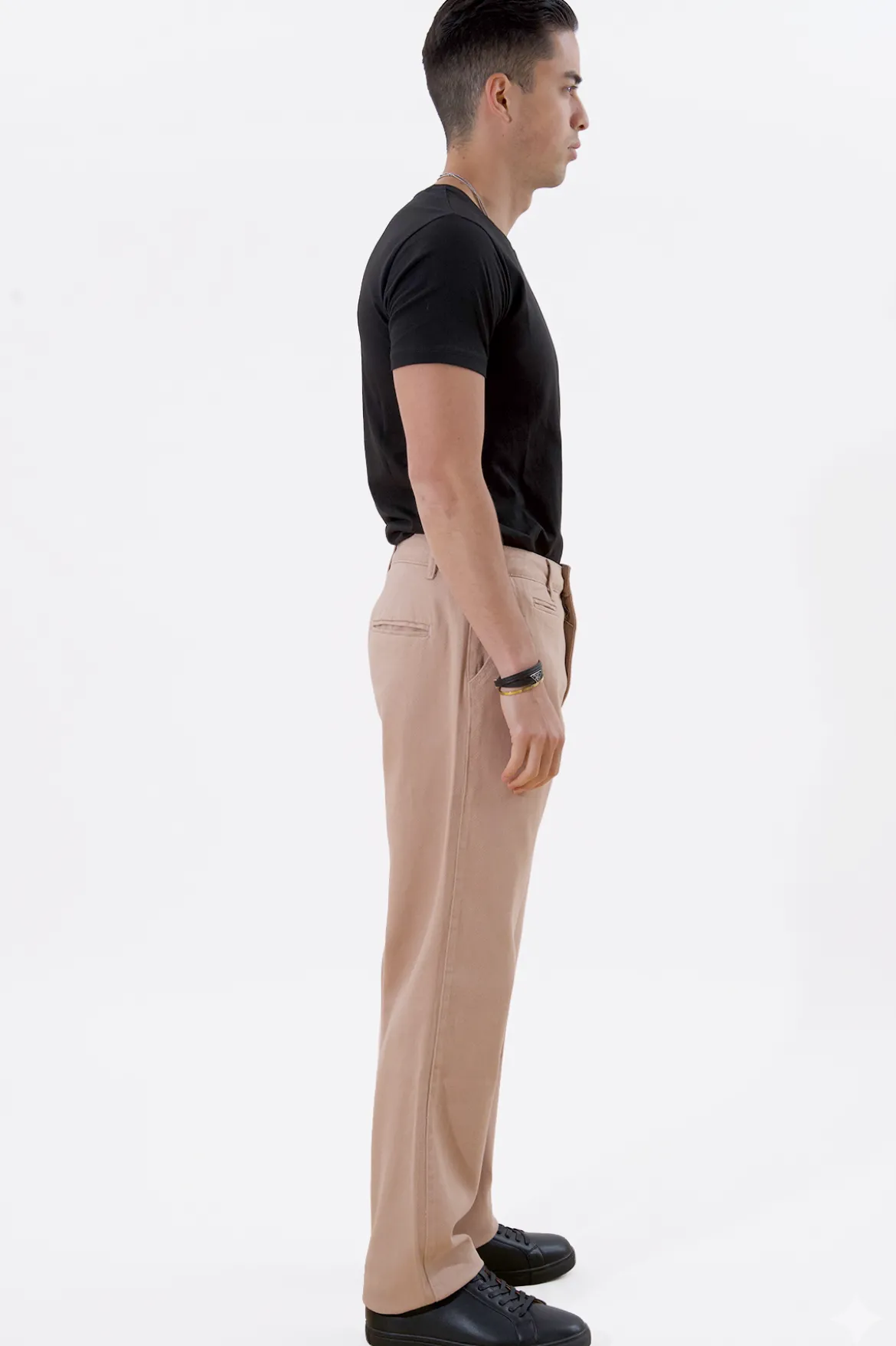 Straight Cotton Chino - Beige