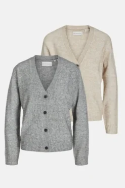 Strikket Cardigan (2 stk.)