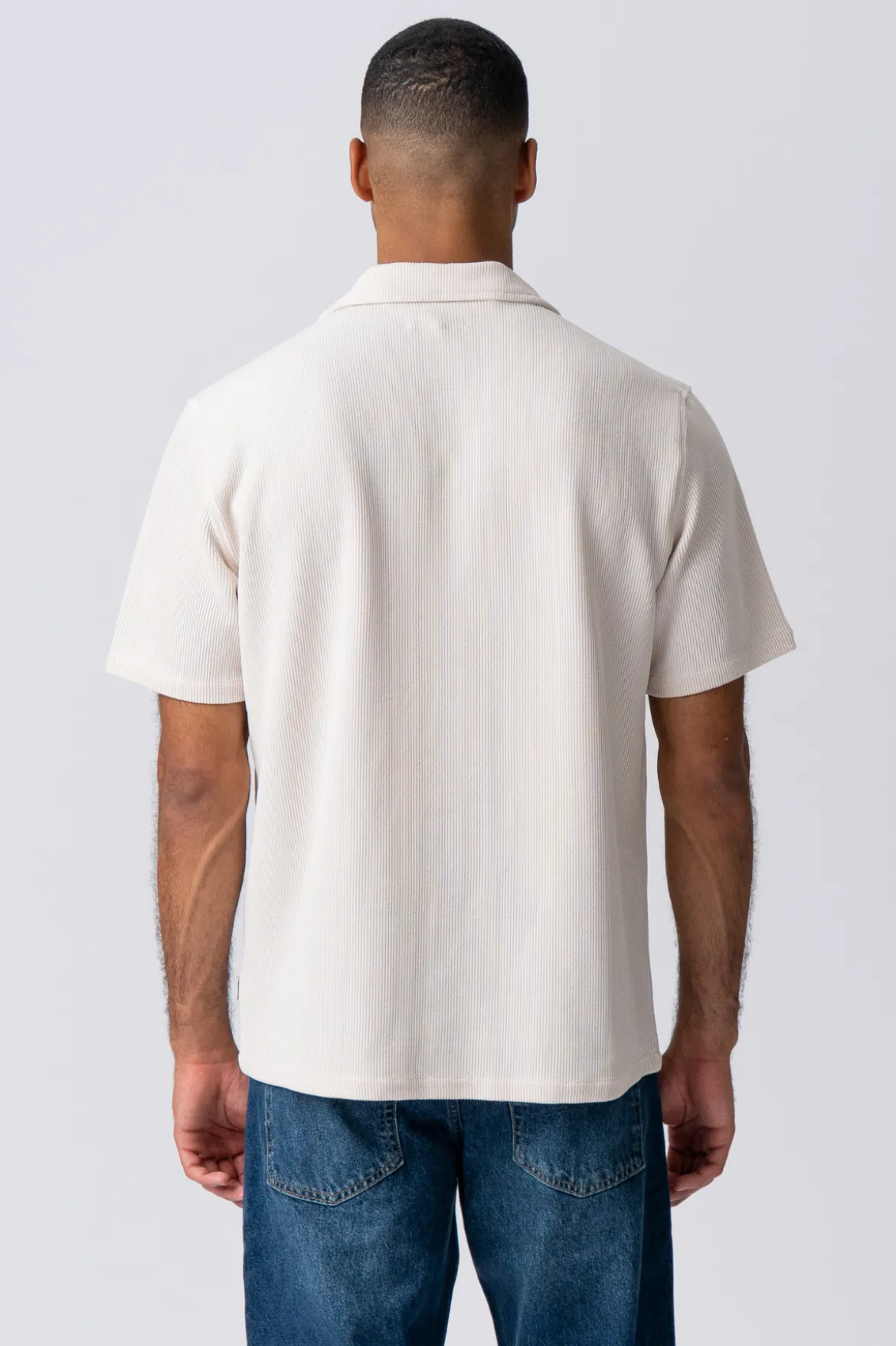 Strikket Skjorte - Beige