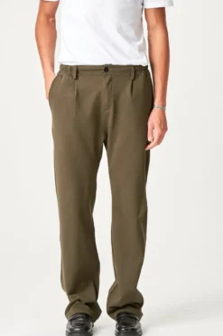 Suit pants loose - Army Green