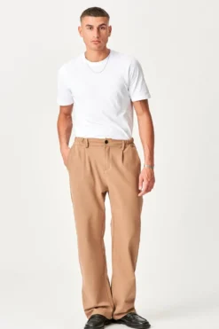 Suit pants loose - Khaki