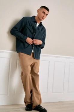 Suit pants loose - Khaki