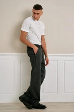 Suit pants loose - Koksgrå